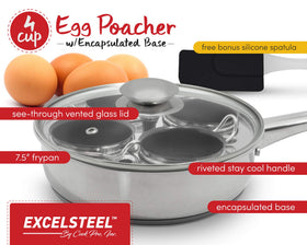 ExcelSteel stainless steel body provides durable performance for everyday use.