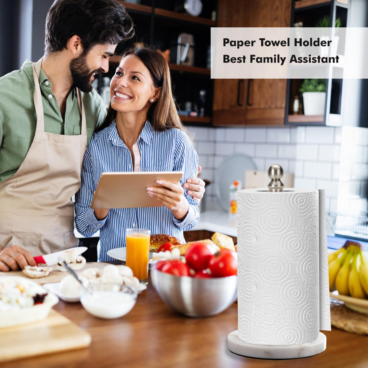 Exilon elegant carry-top knob makes moving the holder effortless.