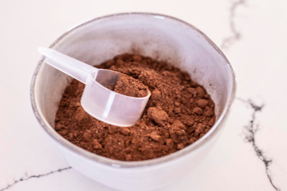 Existing Beauty spoons beside a dishwasher-safe icon emphasize easy cleaning.