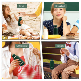 Exllena 12oz keeps beverages hot up to 12 hours.