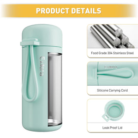 Exllena 18/10 stainless steel body for durable daily use