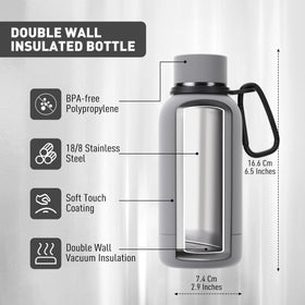 Exllena BPA-free stainless steel bottle for safe everyday use