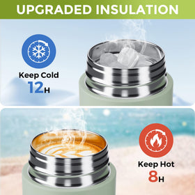 Exllena bottle preserves heat up to 12 hours and cold up to 12 hours.
