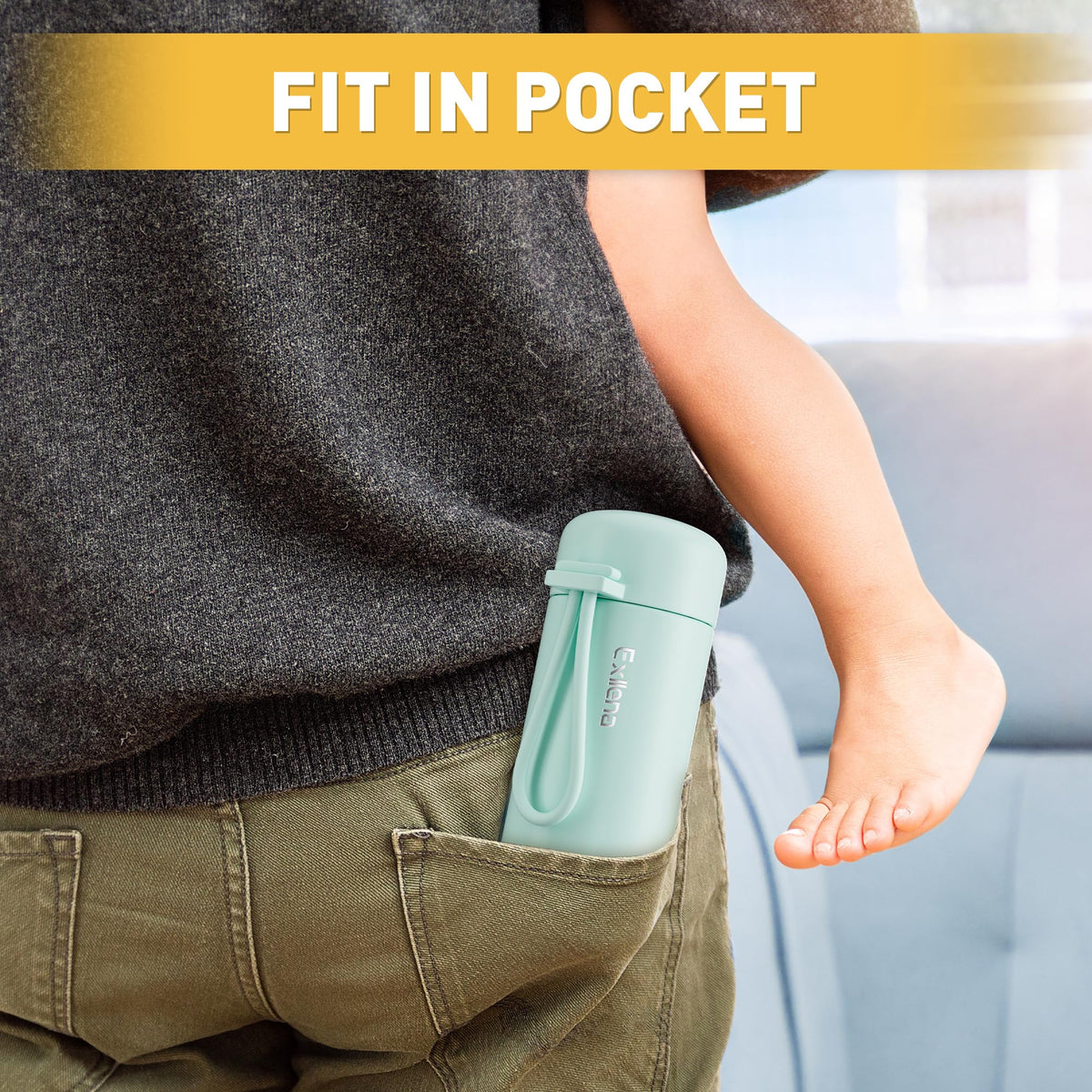 Exllena leak-proof cap prevents spills in bags