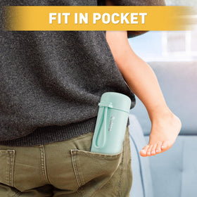 Exllena leak-proof cap prevents spills in bags