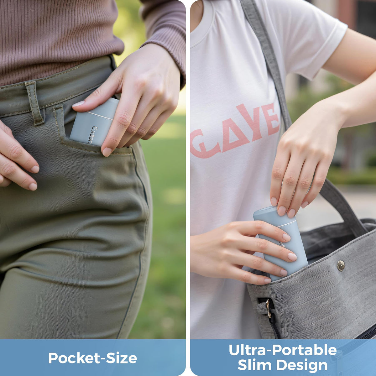 Versatile Exllena bottle suitable for daily routines and quick sips.