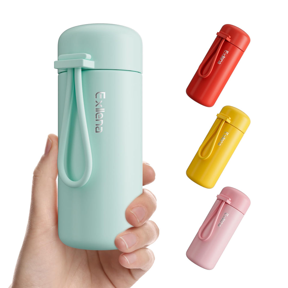 Exllena mini water bottle 5oz compact for on-the-go hydration