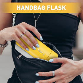 Exllena Mini Water Bottle with double-wall insulation preserves temperature.