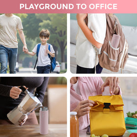 Exllena office/commute hydration bottle in everyday setting
