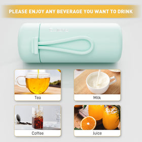 Exllena purse water bottle mint color for sipping anywhere