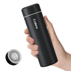 Exllena small insulated bottle with upgraded cap for secure, leak-free hydration.