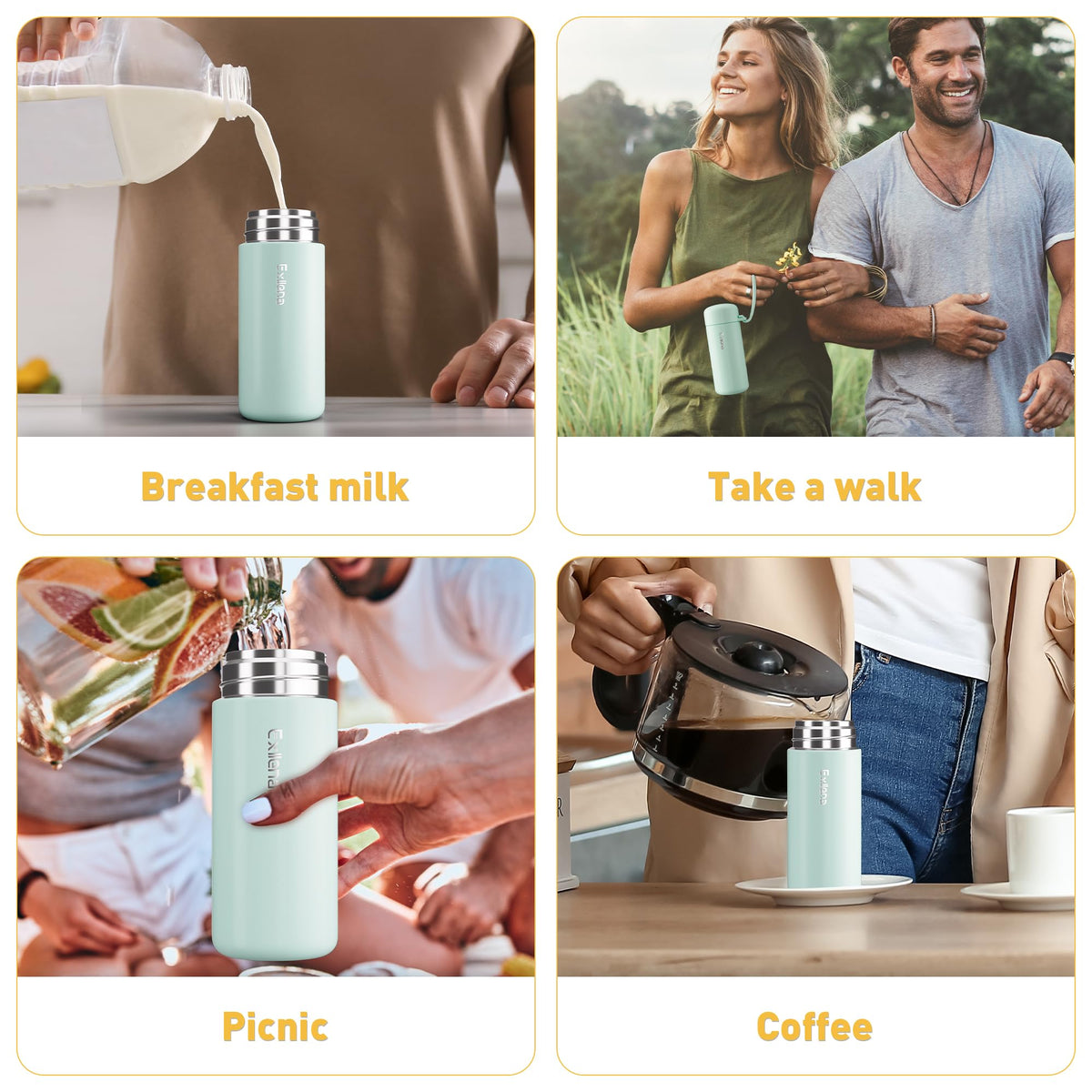Exllena travel-friendly size fits in purses and backpacks