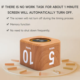 Exlliy wood grain timer is a thoughtful back-to-school gift