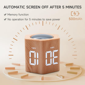 Exlliy Productivity Timer illuminated display improves readability in bright or dim rooms.