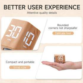 Exlliy Productivity Timer compact tilt-pause-reset action for easy control.