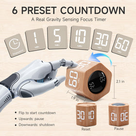 Exlliy Productivity Timer volume modes let you mute, vibrate, or alarm for different environments.