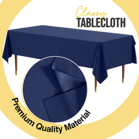 Exquisite 12-pack rectangle tablecloth ideal for easy cleanup after meals.