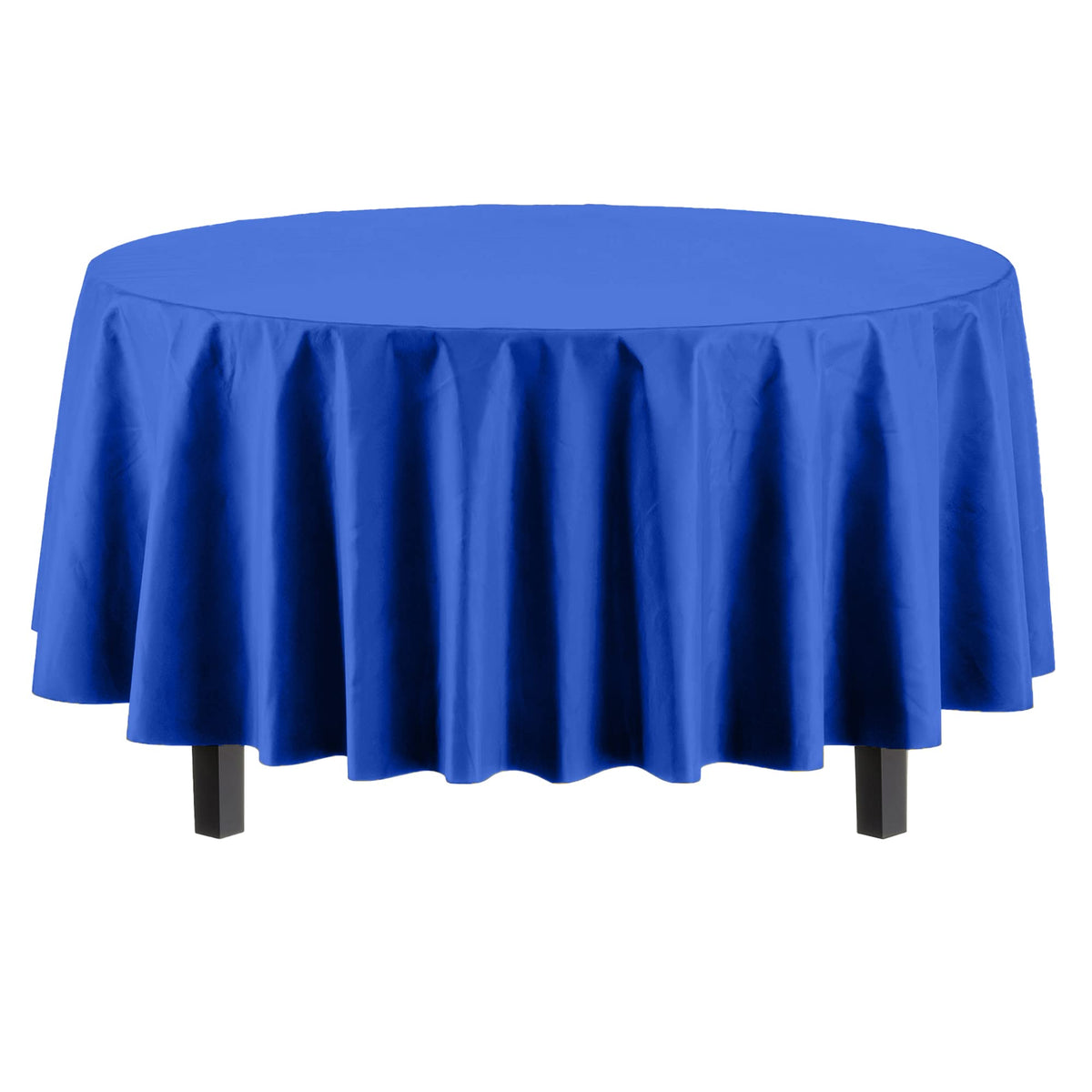 Close-up of Exquisite dark blue tablecloth texture for a premium look.