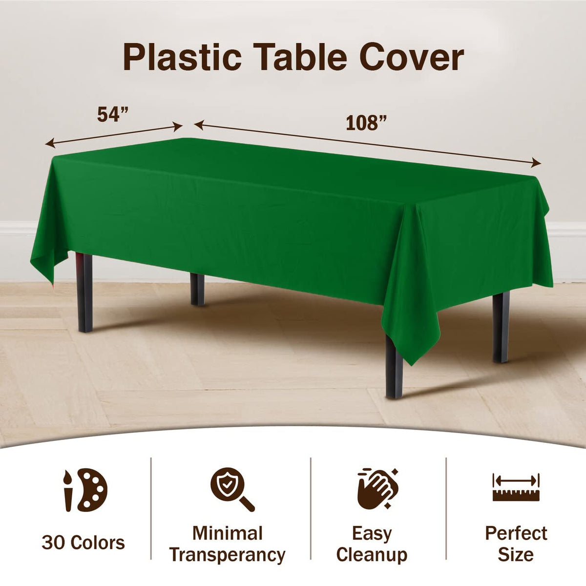 Close-up of Exquisite waterproof plastic texture in emerald green.
