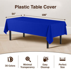 Exquisite heavy-duty disposable tablecloth closeup shows rugged construction and spill resistance.