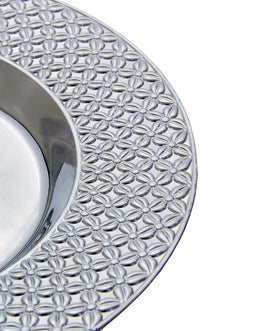 Exquisite heavy-duty plastic Kiddush sets practical, reusable, and dishwasher-free (not microwave).