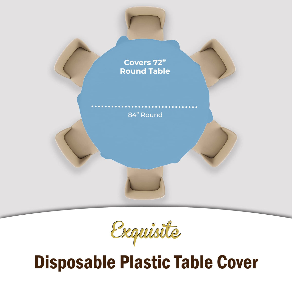 Exquisite waterproof disposable tablecloth covering spills during meals.