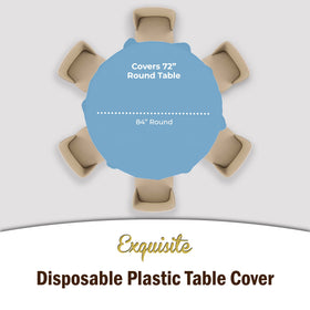 Exquisite waterproof disposable tablecloth covering spills during meals.