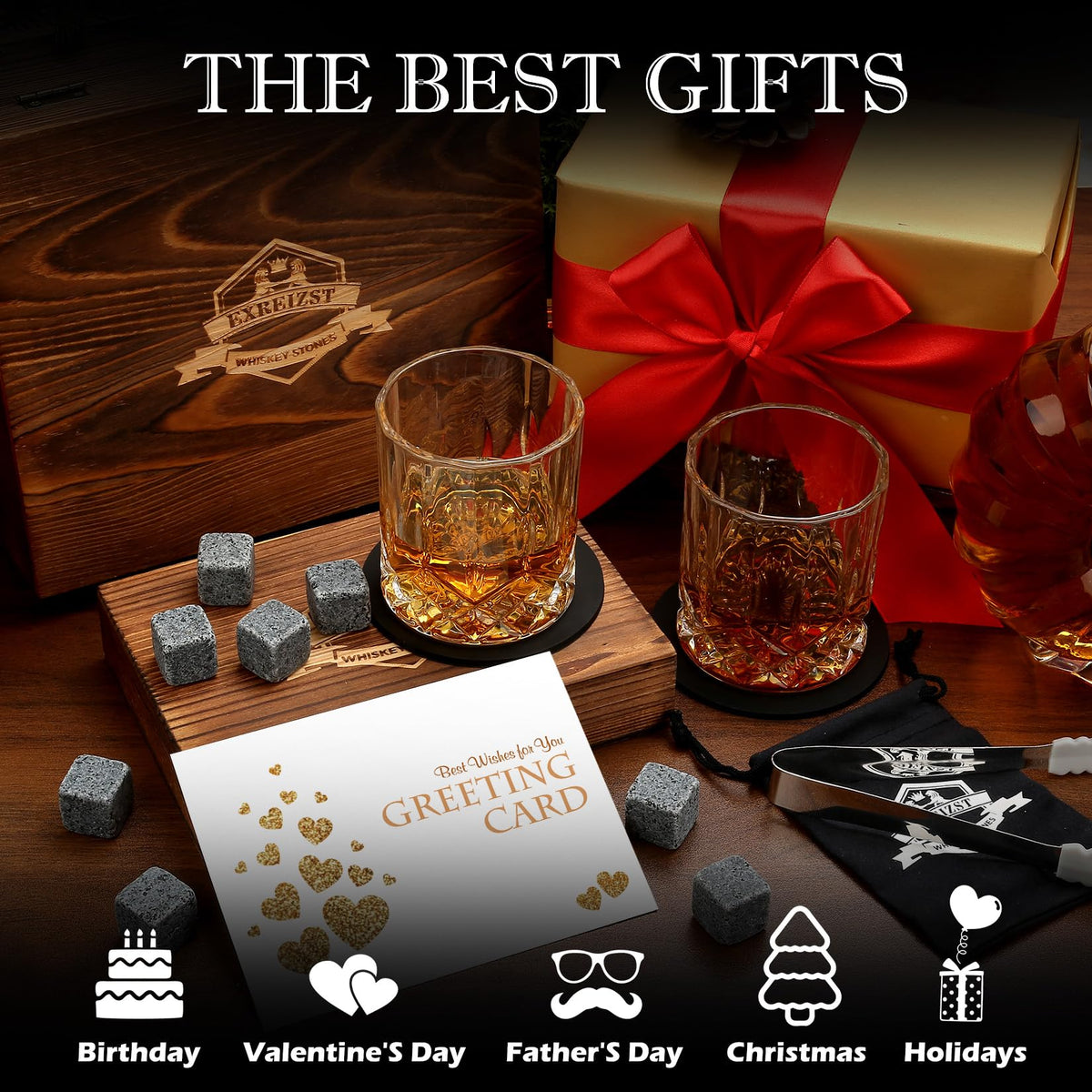 EXREIZST granite chilling rocks cool drinks without dilution