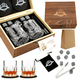 EXREIZST whiskey stones gift box highlights premium presentation for gifting