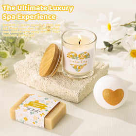 EXTALOW fragrant soy candle creating a calming room ambiance