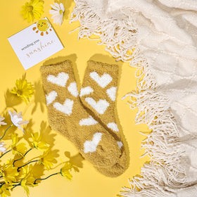 EXTALOW Hand-knitted sunflower accent piece brightens her day