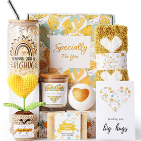 EXTALOW Hug from Me to You glass cup for relaxing tea moments