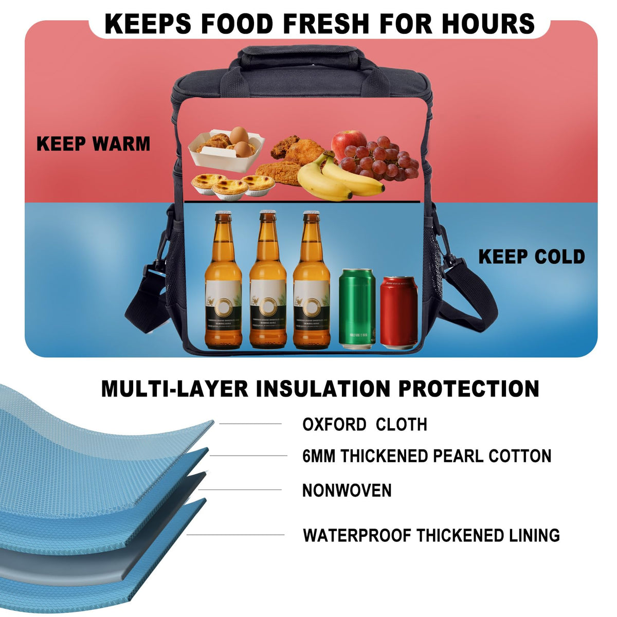 ExtraCharm lunch box with four-layer insulation for lasting freshness.