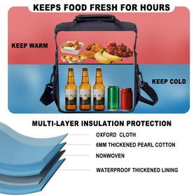ExtraCharm lunch box with four-layer insulation for lasting freshness.