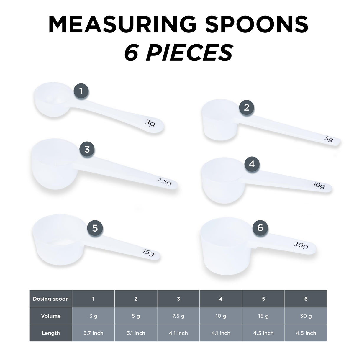 Extrakt Manufaktur Hamburg 5g spoon labeled for supplements and medicine dosing.