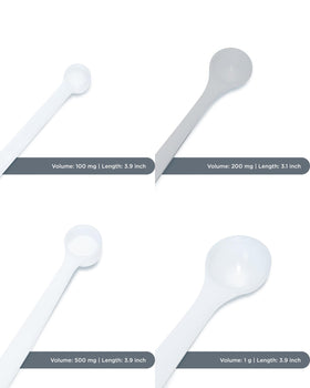 Extrakt Manufaktur Hamburg dosing spoon 500 mg for larger micro doses.