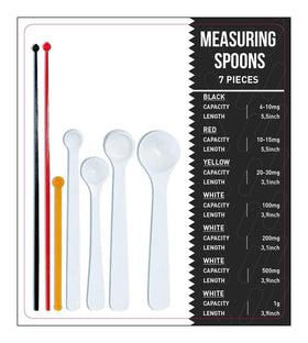 Extrakt Manufaktur Hamburg dosing spoon 6-10 mg for precise micro-dosing of powders.