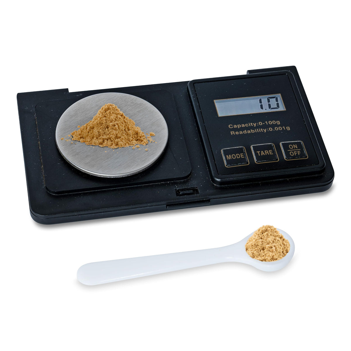 Extrakt Manufaktur Hamburg dosing spoon set for precise powder dosing.