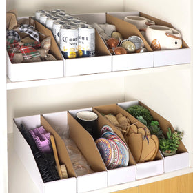 EXYGLO garage office storage bin helps declutter work areas.