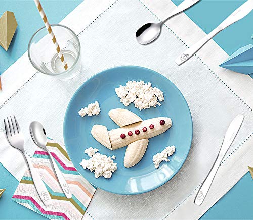 Exzact ANNOVA kid-friendly handles support steady self-feeding.