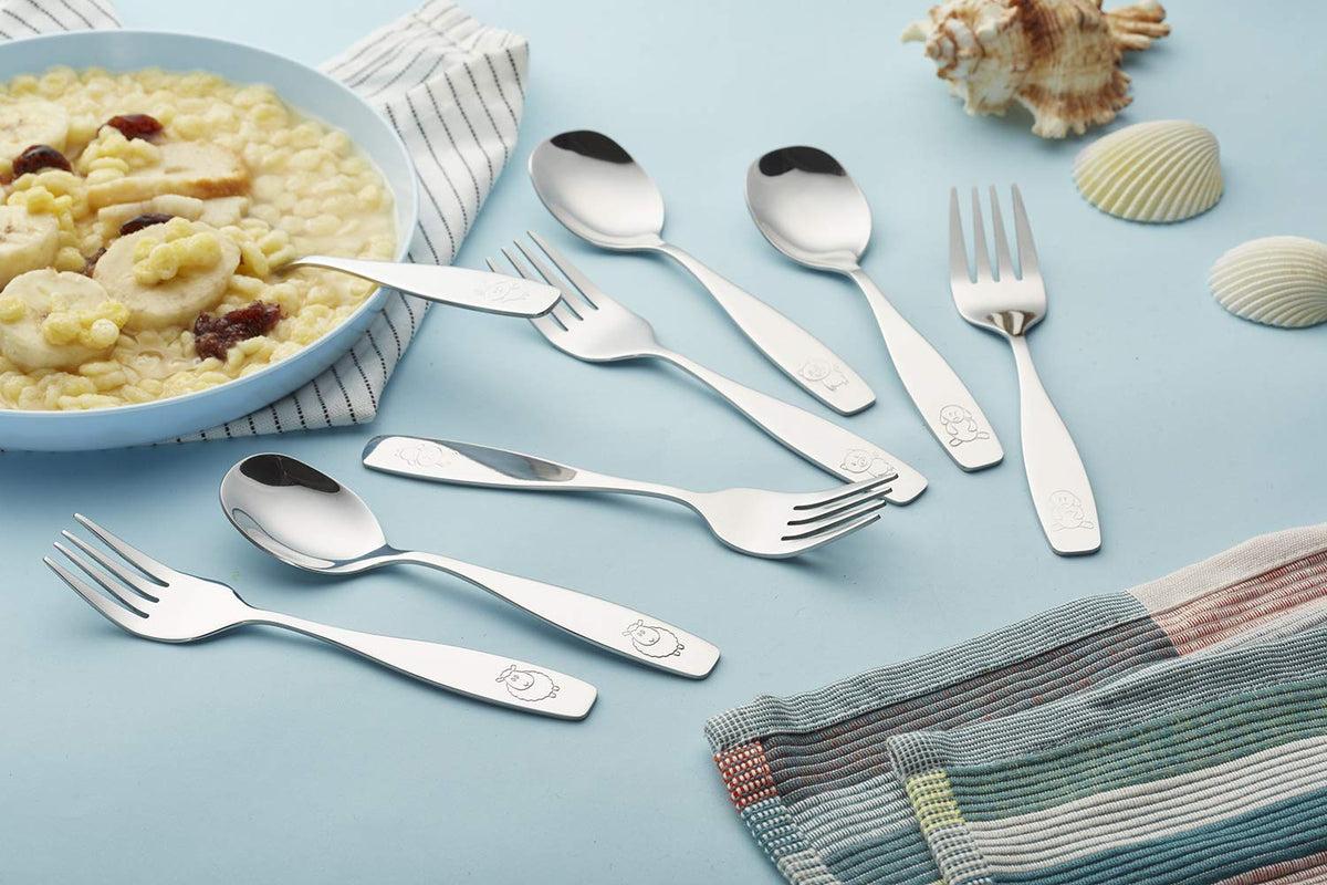 Exzact ANNOVA flatware is ideal for home and preschool dining.