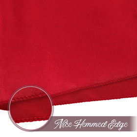 Eychei satin napkins machine washable and durable for daily use.
