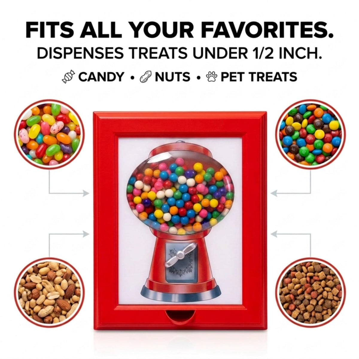 Eye Candy Frame 32-ounce capacity for holding a variety of snacks