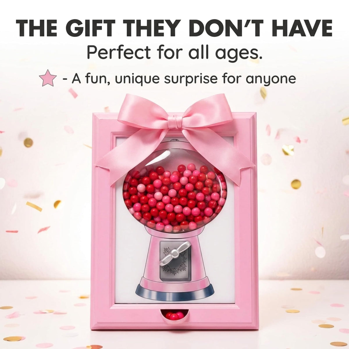 Eye Candy Frame interior holds assorted small treats for easy serving.