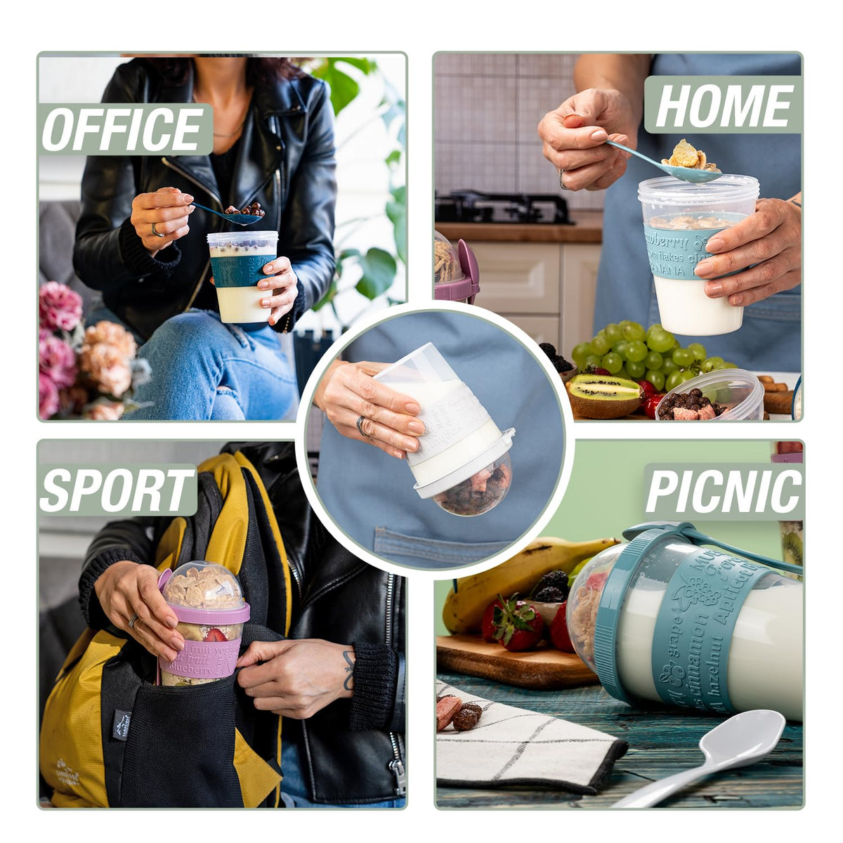EYNEL durable leak-proof plastic cup highlighted for everyday use.