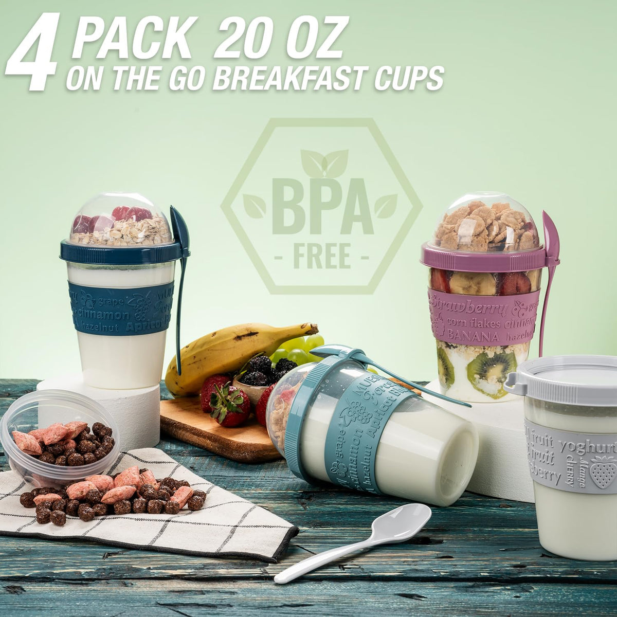 EYNEL multi-purpose container suitable for salads, sauces, and snacks.