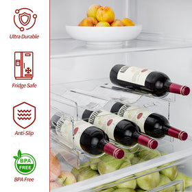 EZ COZY clear countertop design displays bottles stylishly and accessibly