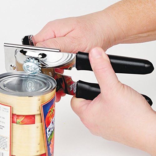 EZ-DUZ-IT deluxe chrome-handled crank design provides secure, easy grip.