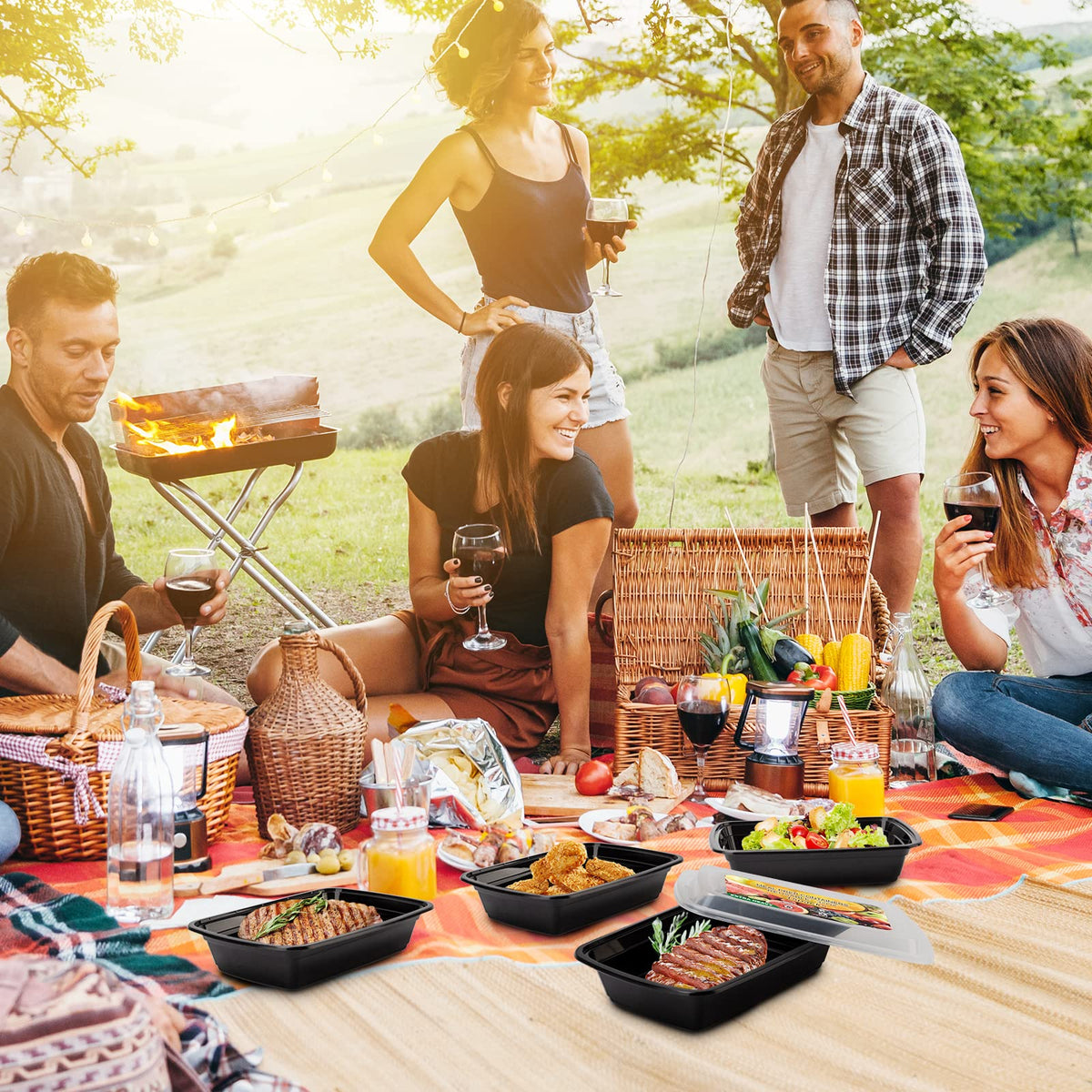 Ezalia 15-pack offers convenient weekly meal planning options.