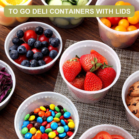 Ezalia freezer-safe containers maintain freshness for leftovers and meals.
